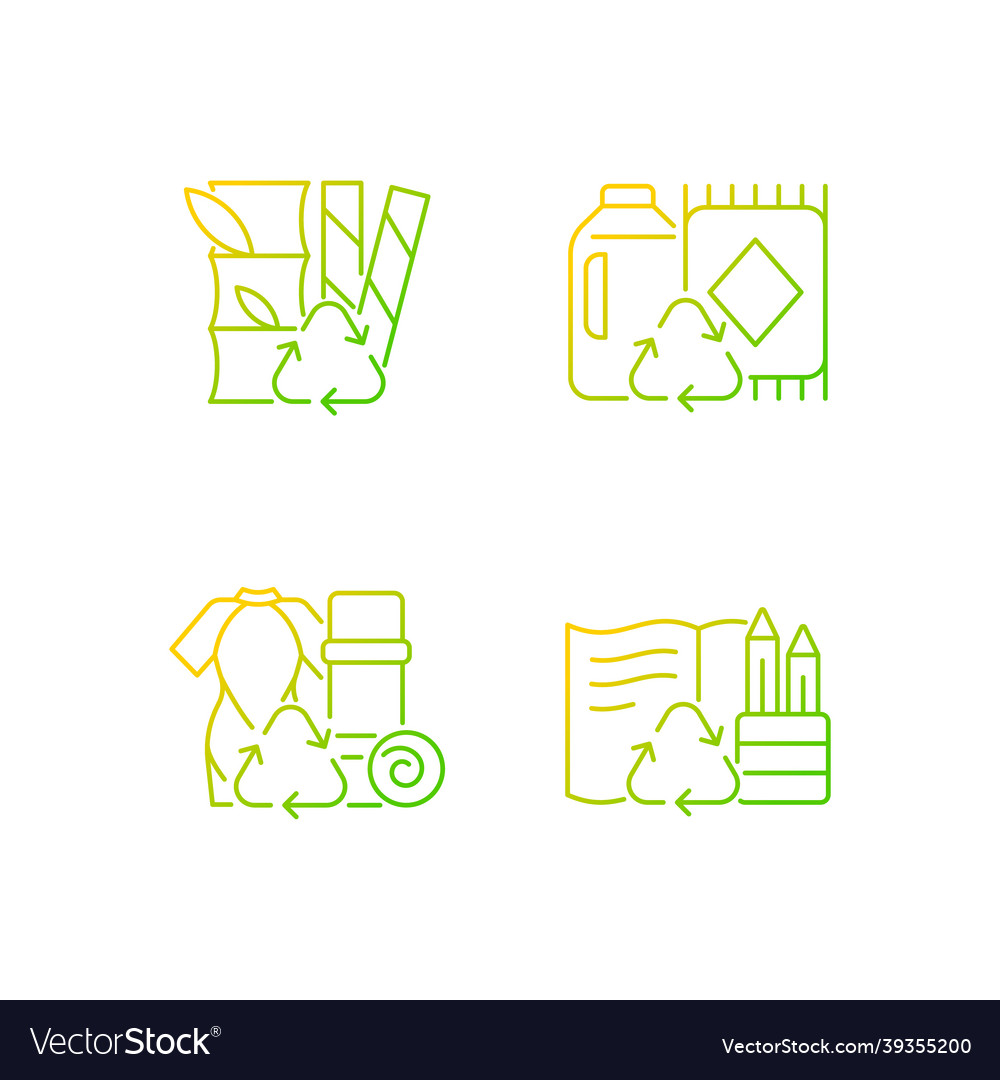 Reduce environmental pollution gradient linear vector image Reduce environmental pollution gradient linear