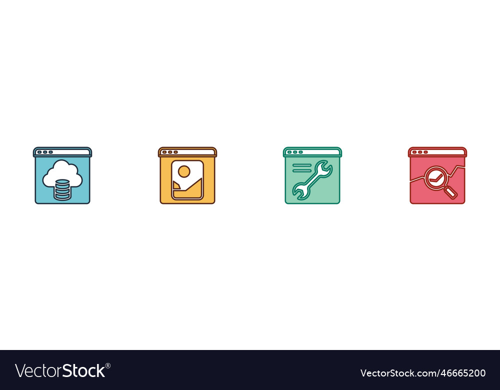 Set cloud technology data transfer photo