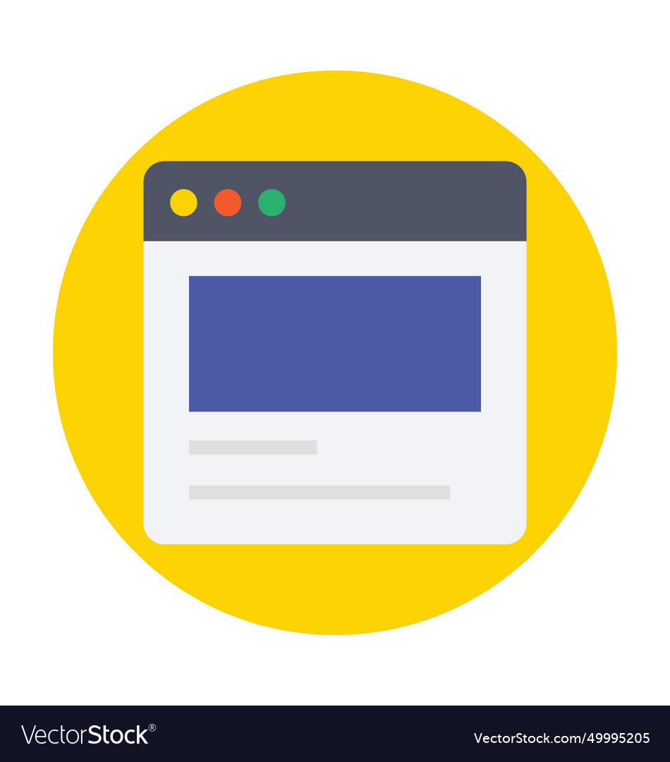 Bash command flat icon Royalty Free Vector Image