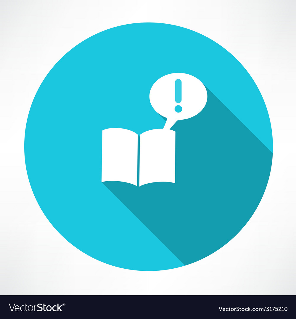 Book Pointer Icon - Learning Alert