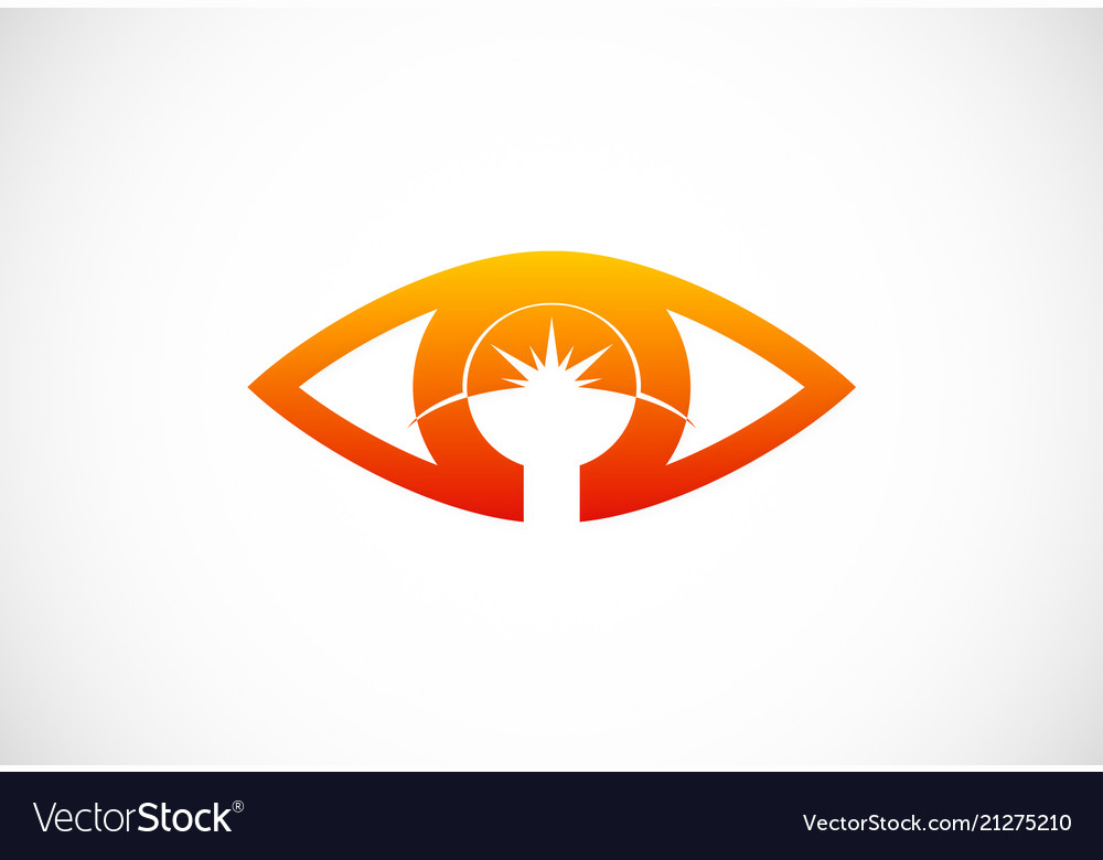 Eye abstract optic logo