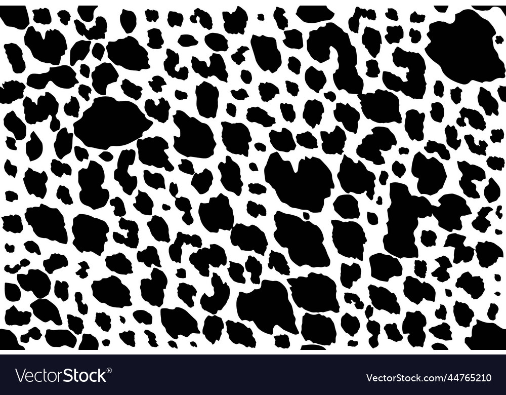 Seamless dalmatian fur pattern vector image Seamless dalmatian fur pattern