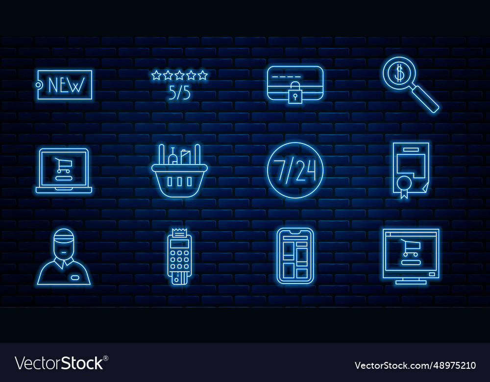 Set line shopping cart on computer certificate