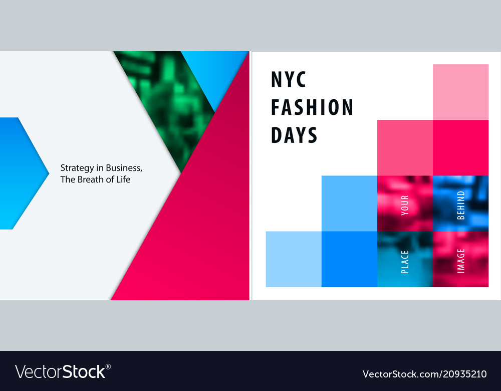 Set of abstract design for graphic template vector image Set of abstract design for graphic template
