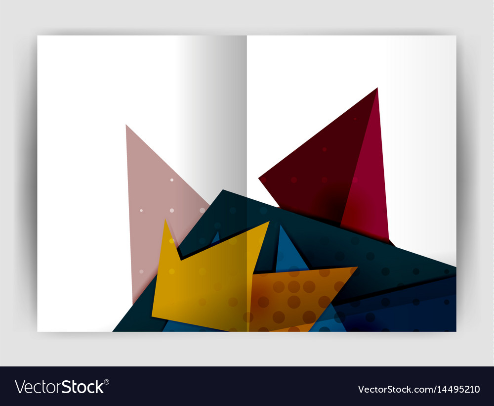 Triangle business print template