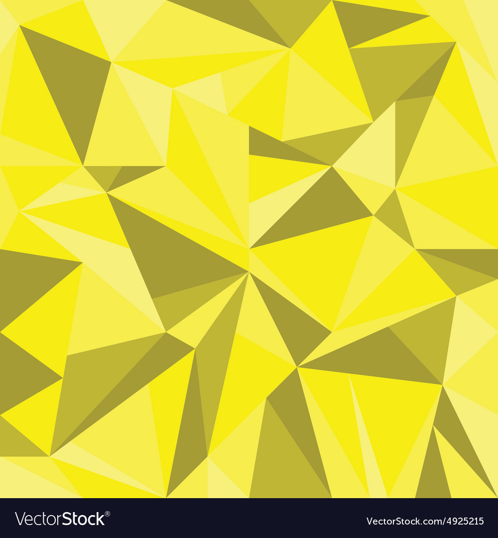 Abstract yellow triangle geometrical background