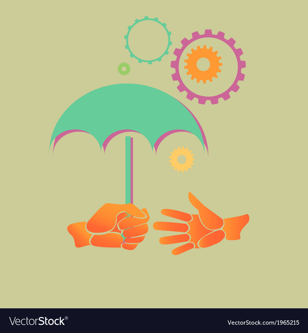 Helping Hand Royalty Free Vector Image Vectorstock