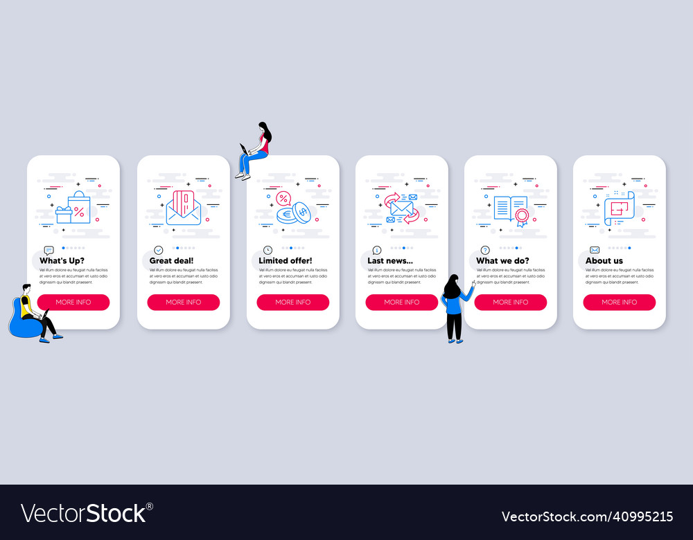 Set of line icons such as currency exchange e