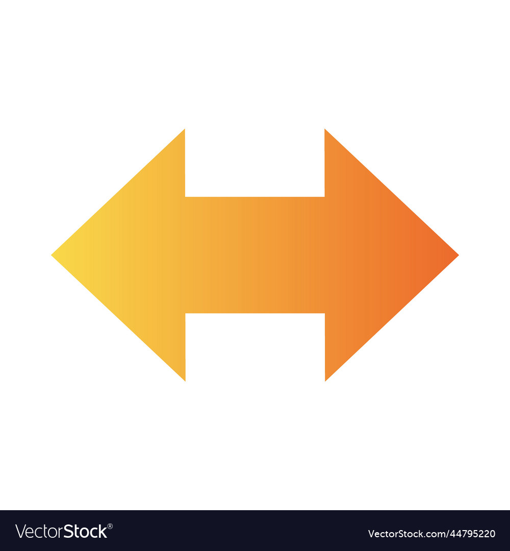 Arrow gradient universal icon ui ux element sign