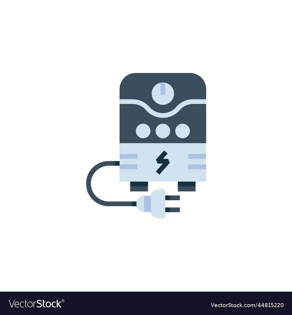 Ups icon computer component flat style vector image Ups icon computer component flat style
