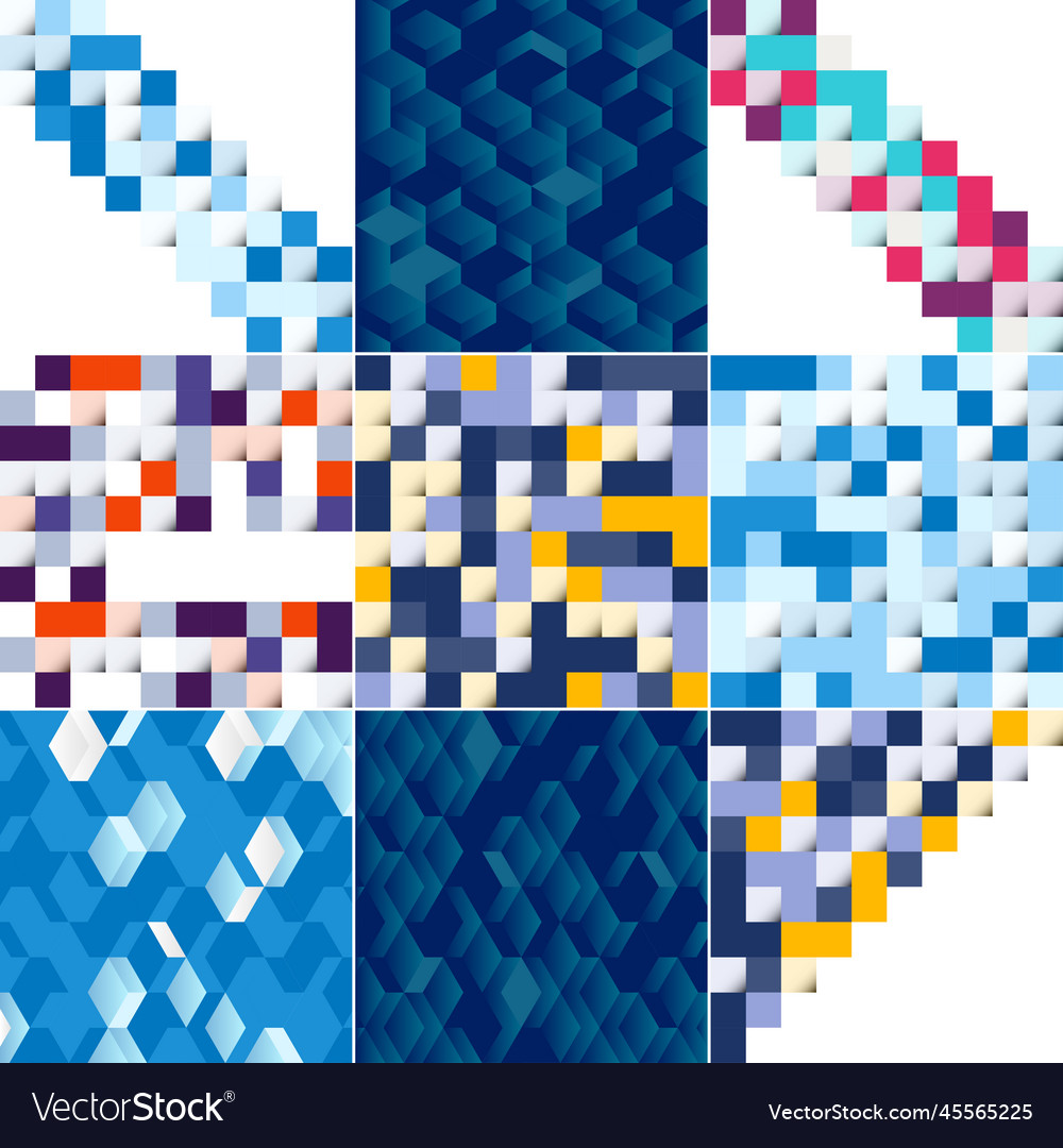 Abstract colorful square background vector image Abstract colorful square background