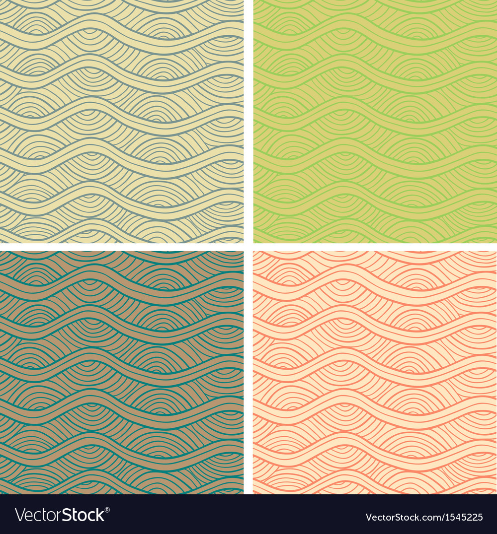 Abstract seamless patterns set