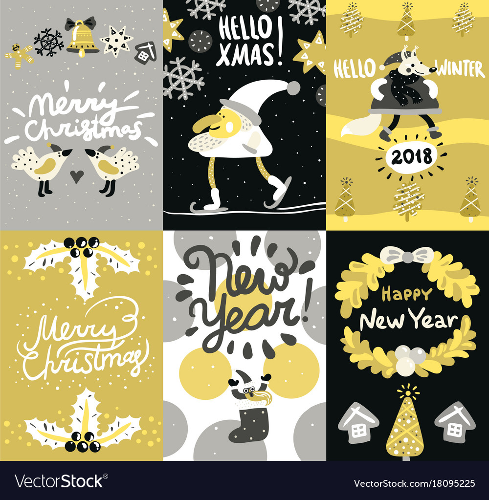 christmas posters and banners set royalty free vector image christmas posters free