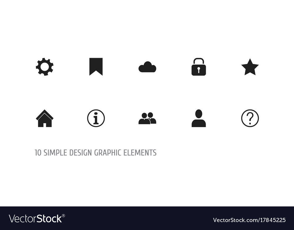 Set of 10 editable network icons includes symbols