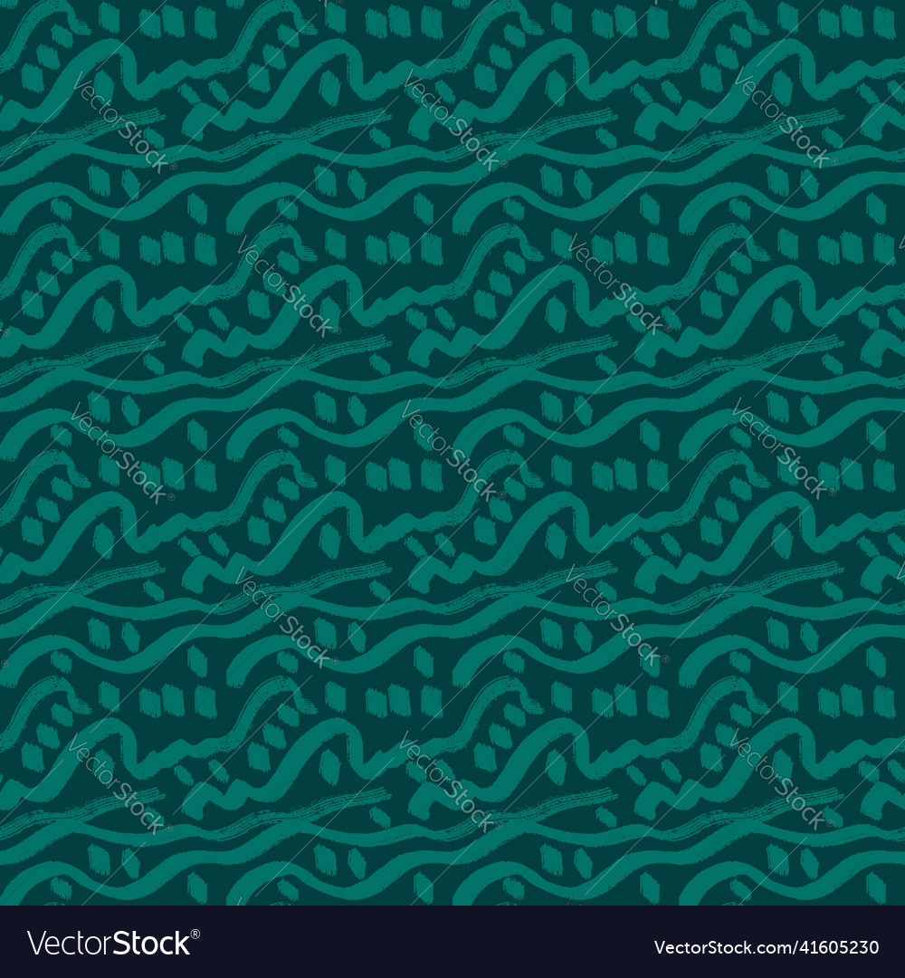 A set of seamless patterns with brushstrokes vector image A set of seamless patterns with brushstrokes