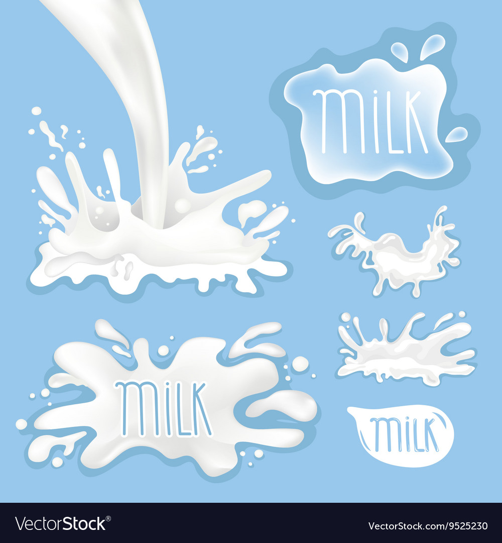 Milk splash set