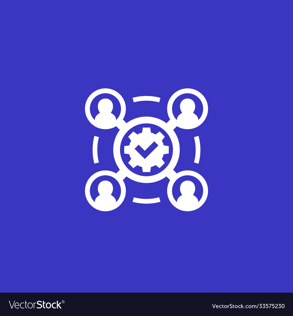 Project execution business icon