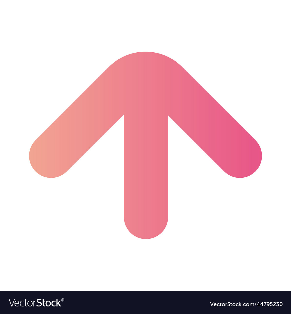 Up gradient universal icon ui ux element sign