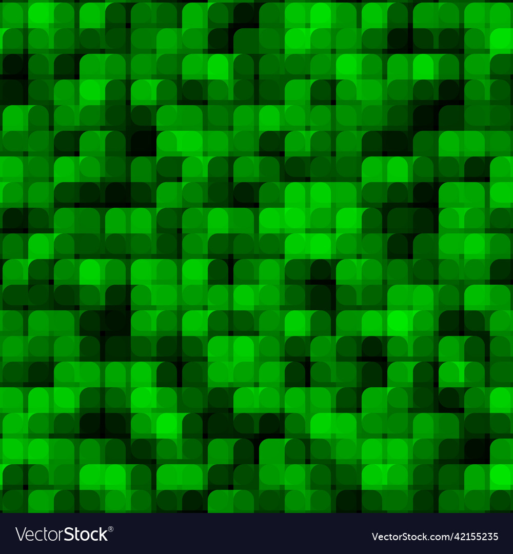 Abstract seamless pattern with green colored
