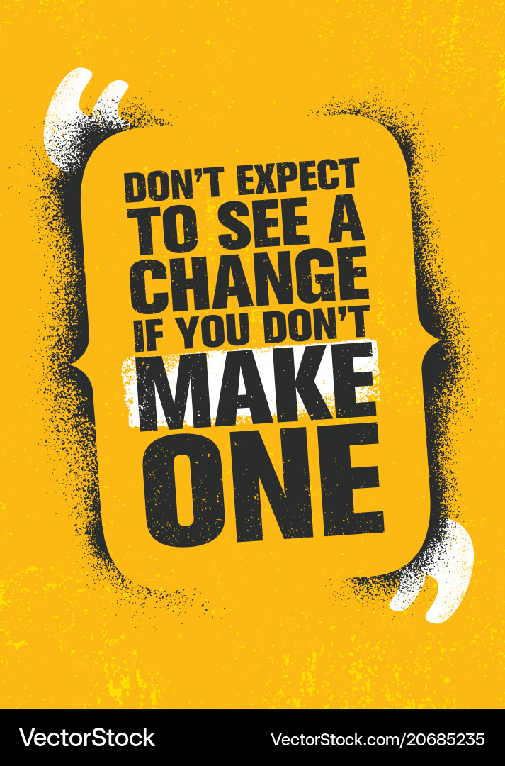 Dont expect to see a change if you make one Vector Image