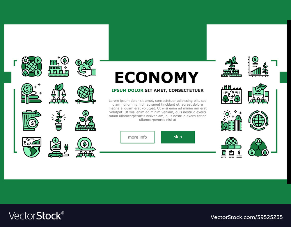 Green economy industry landing header