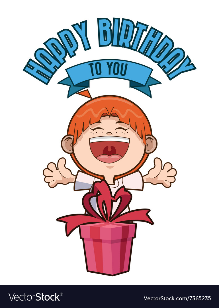 Happy birthday design Royalty Free Vector Image