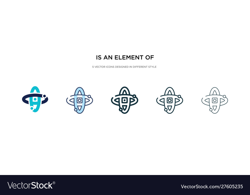 Is an element icon in different style two