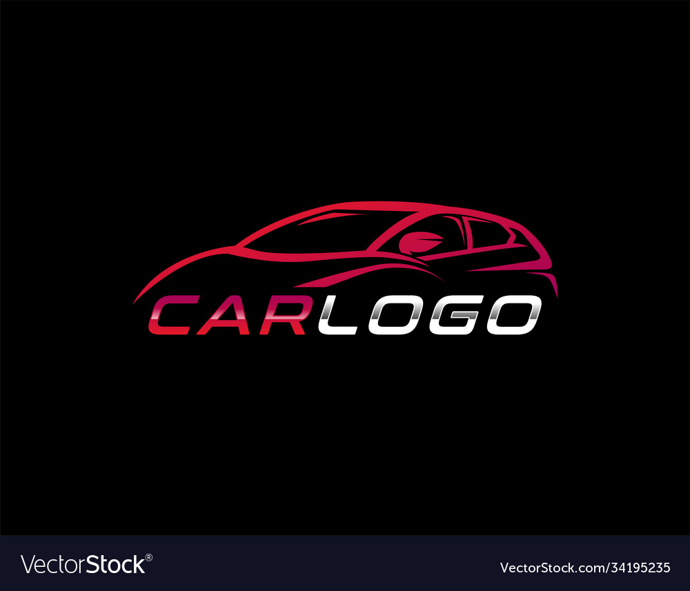 Modern car logo service and business symbol logo Vector Image