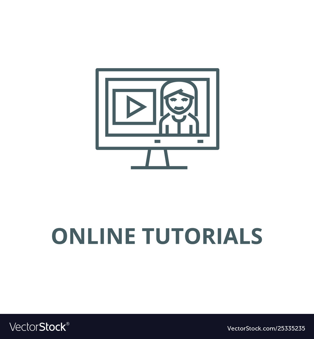 Online tutorialseducation in monitor line