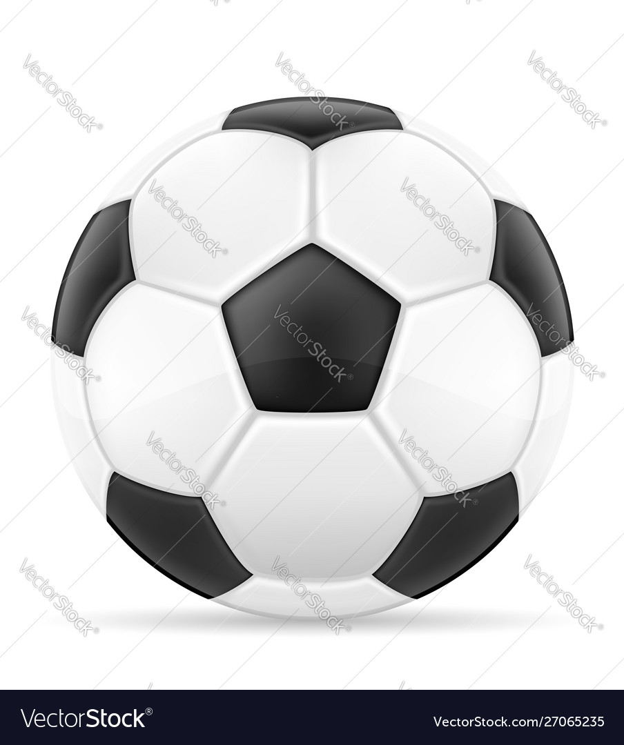 Soccer Ball on White Background