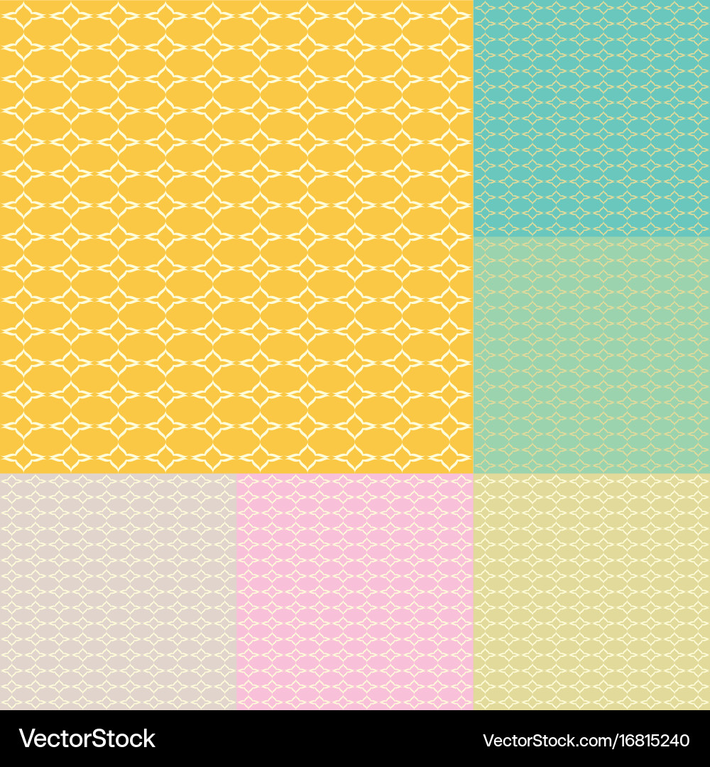 Abstract shape seamless pattern Royalty Free Vector Image