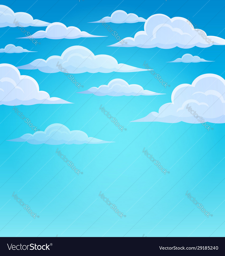 Clouds on sky theme 1