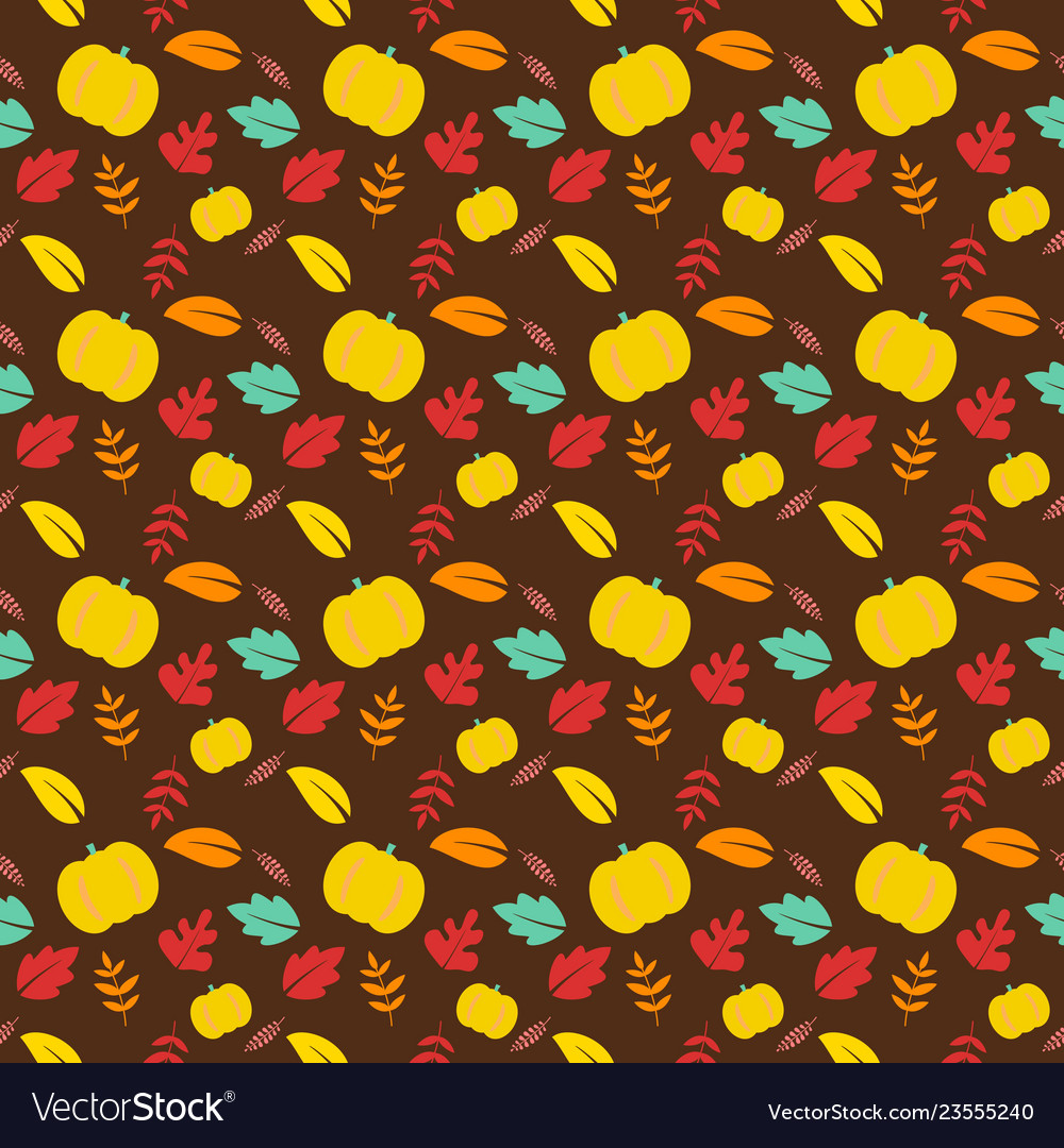 Seamless pattern design with leaf