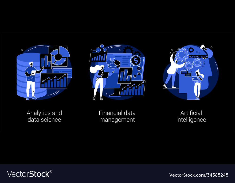 Big data abstract concept vector image Big data abstract concept