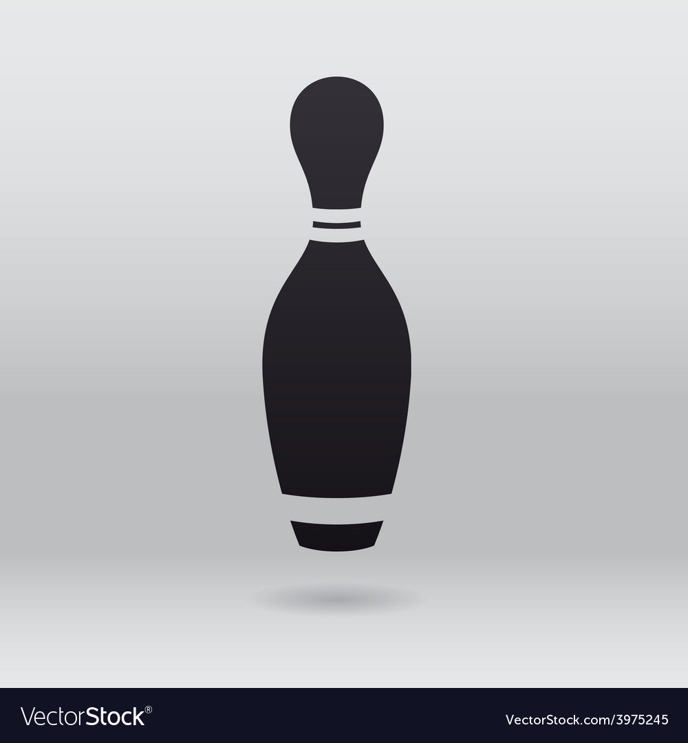 Bowling sport Royalty Free Vector Image - VectorStock