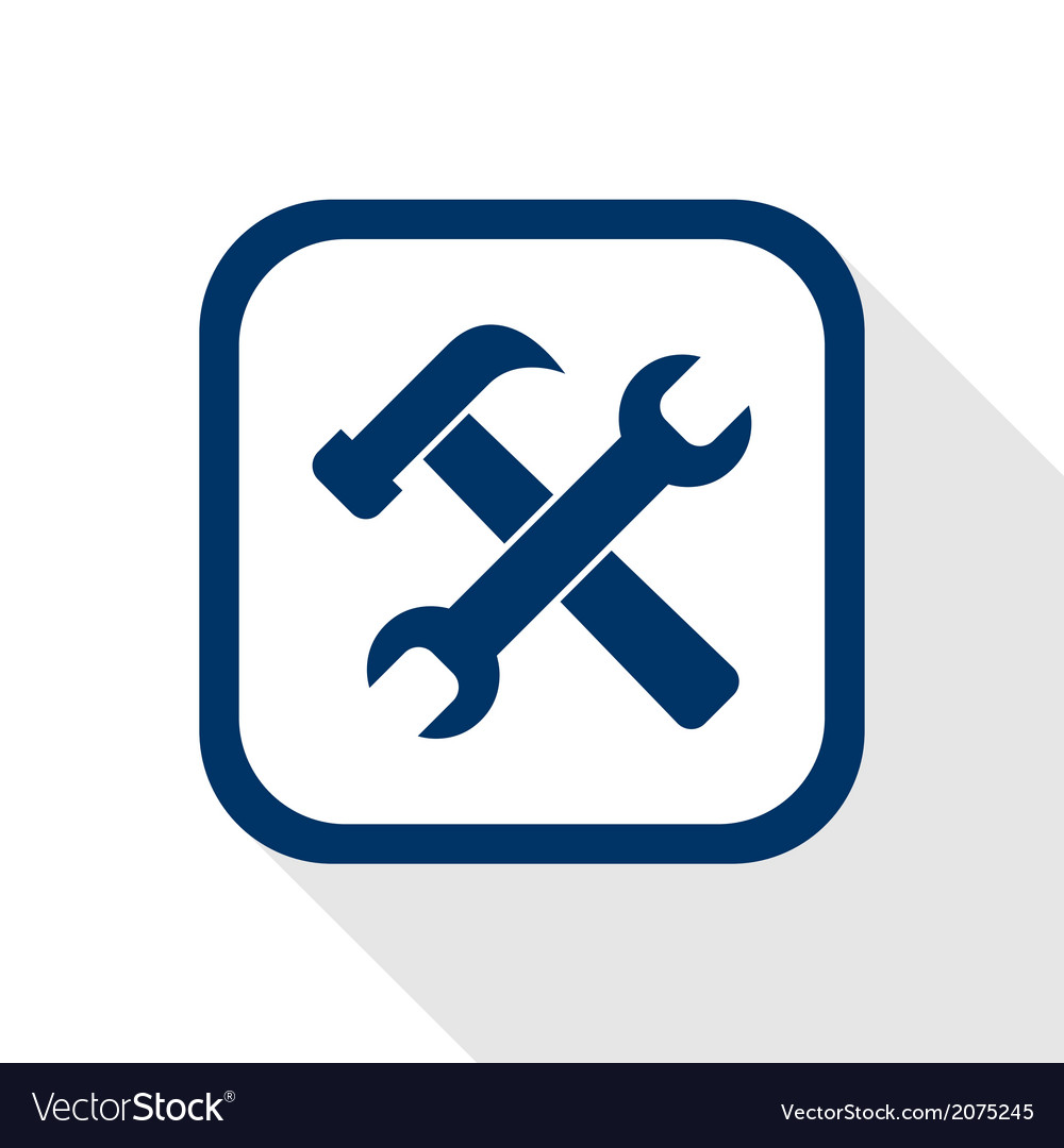 Setting flat icon Royalty Free Vector Image - VectorStock