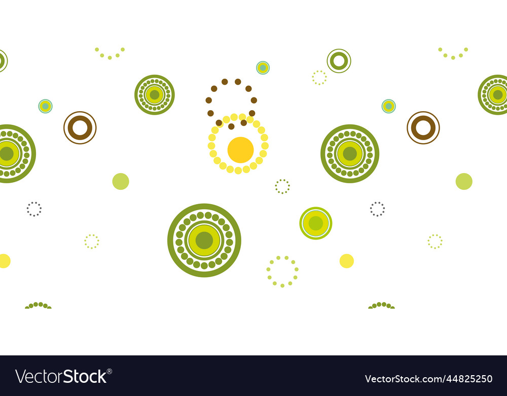 Color panoramic pattern of different circles