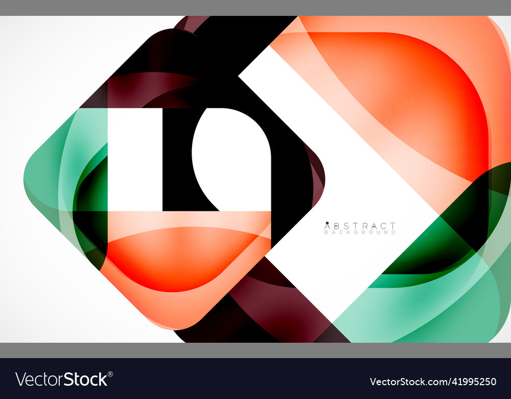 Minimal background abstract square shape vector image Minimal background abstract square shape