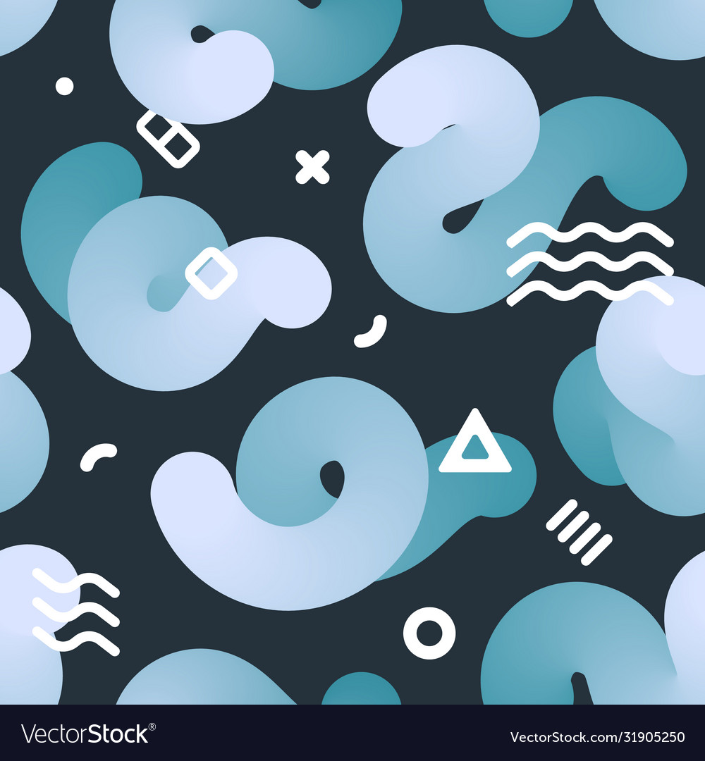 Seamless endless pattern with fluid colorful vector image Seamless endless pattern with fluid colorful