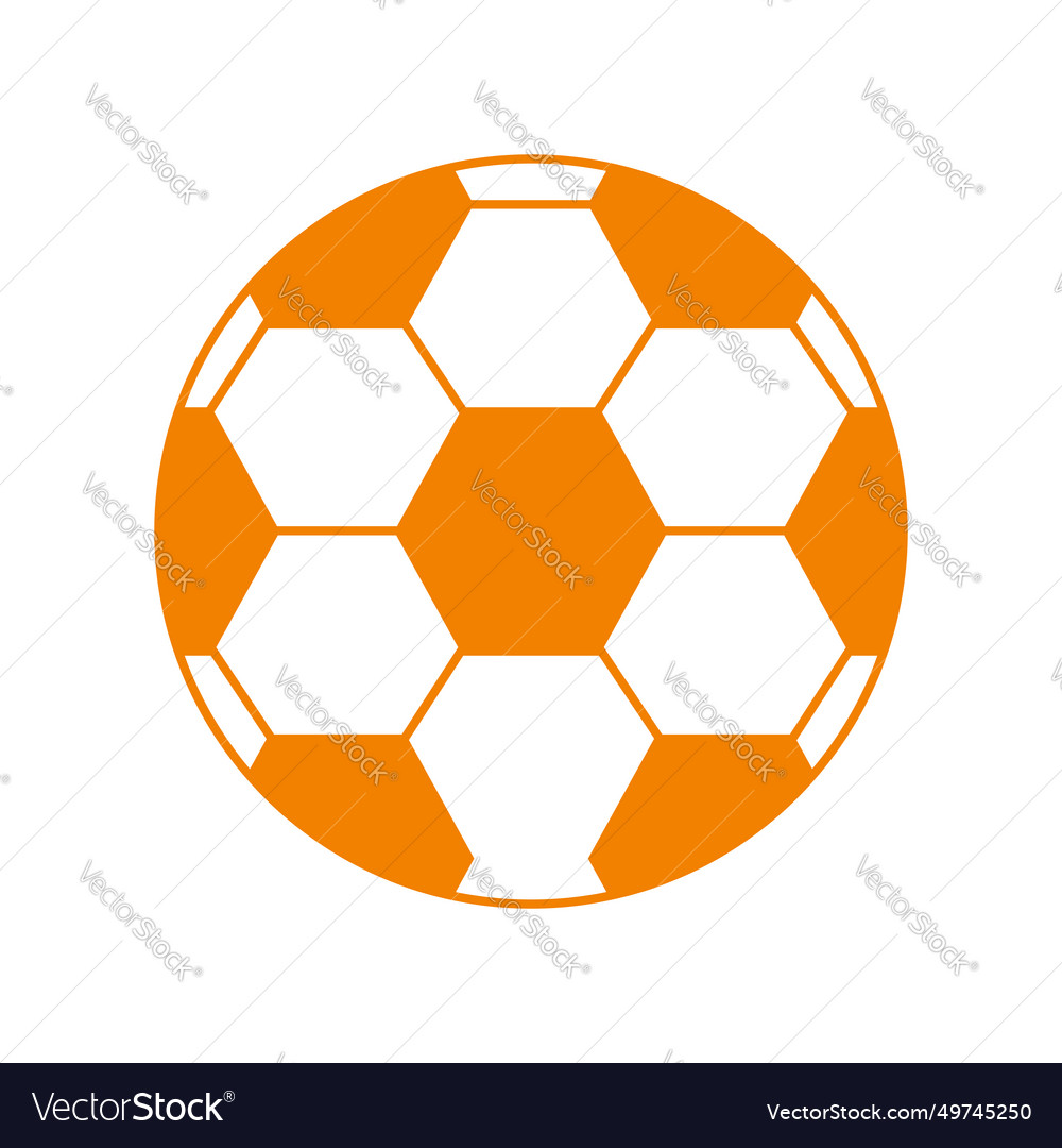 Soccer ball icon sport hobby competition and game