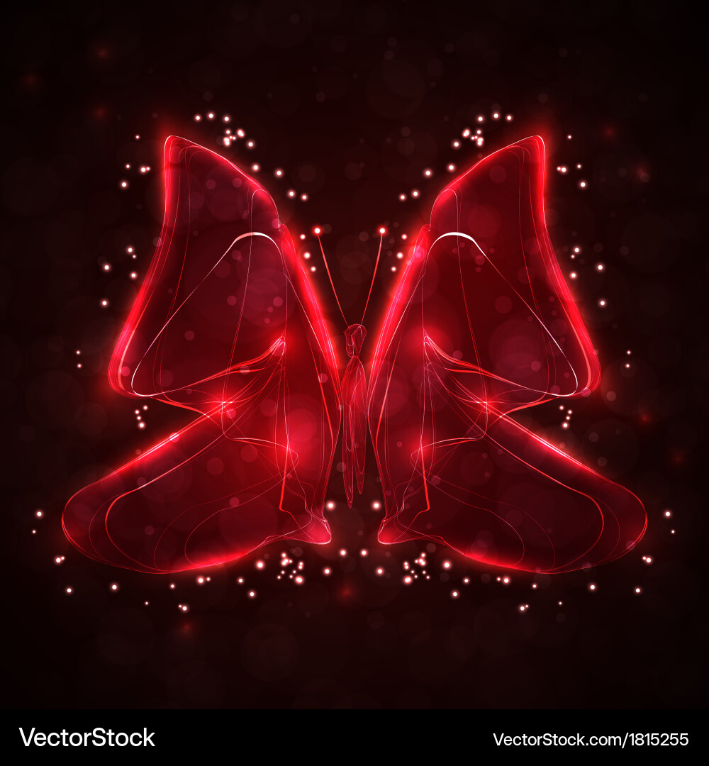 Abstract butterfly Royalty Free Vector Image - VectorStock