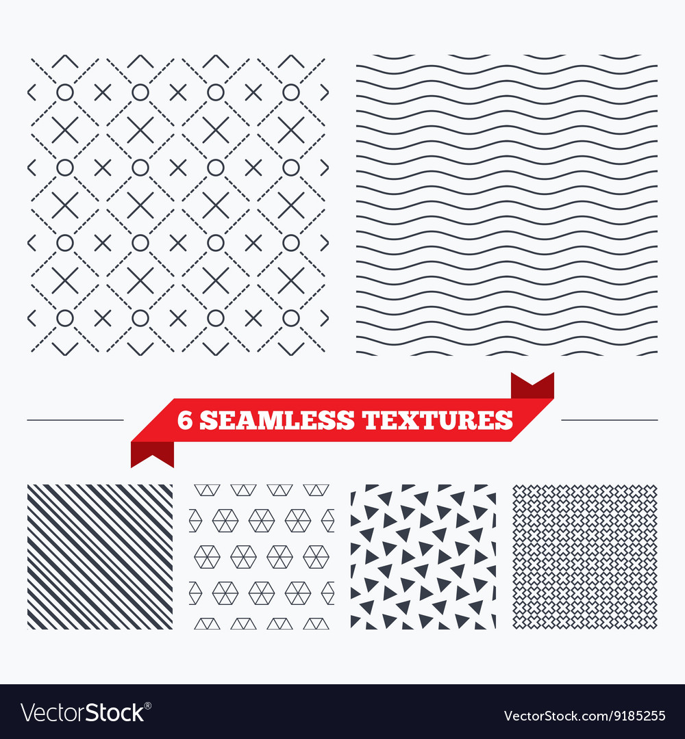 Circles grid stripped seamless pattern