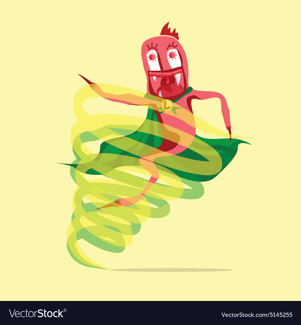 Super larva cartoon Royalty Free Vector Image - VectorStock Super larva cartoon Royalty Free Vector Image - VectorStock