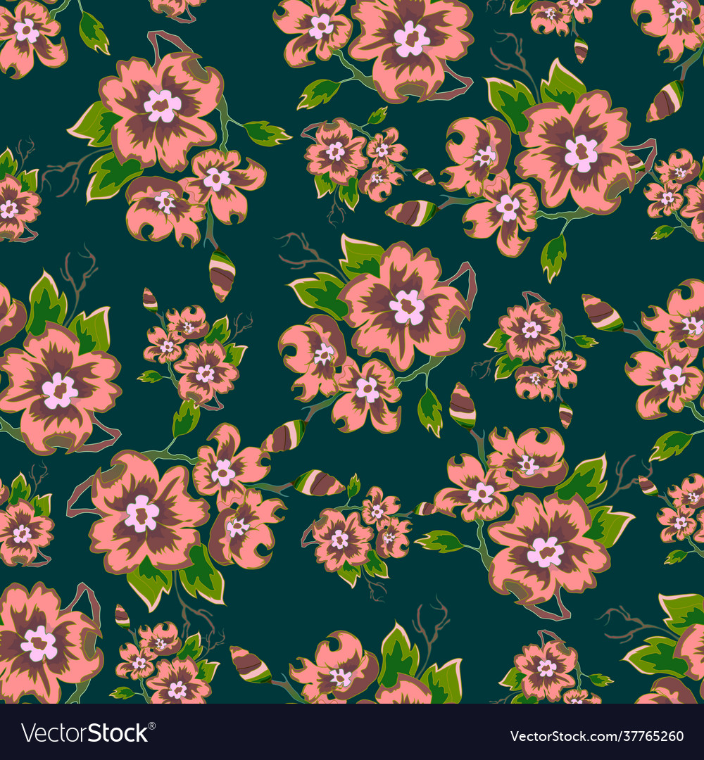 Baby floral patterns seamless pattern