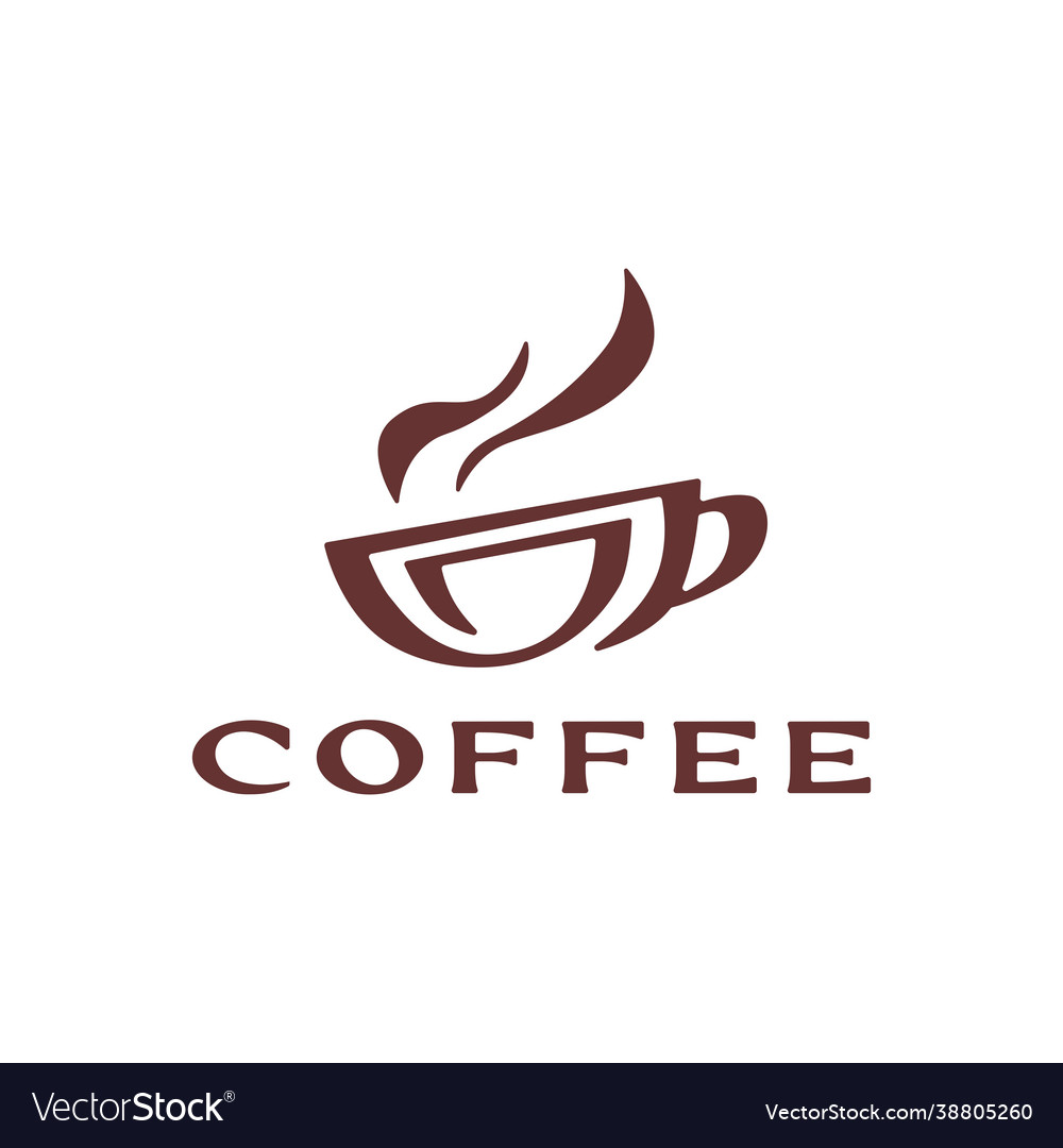 Coffee logo icon Royalty Free Vector Image - VectorStock