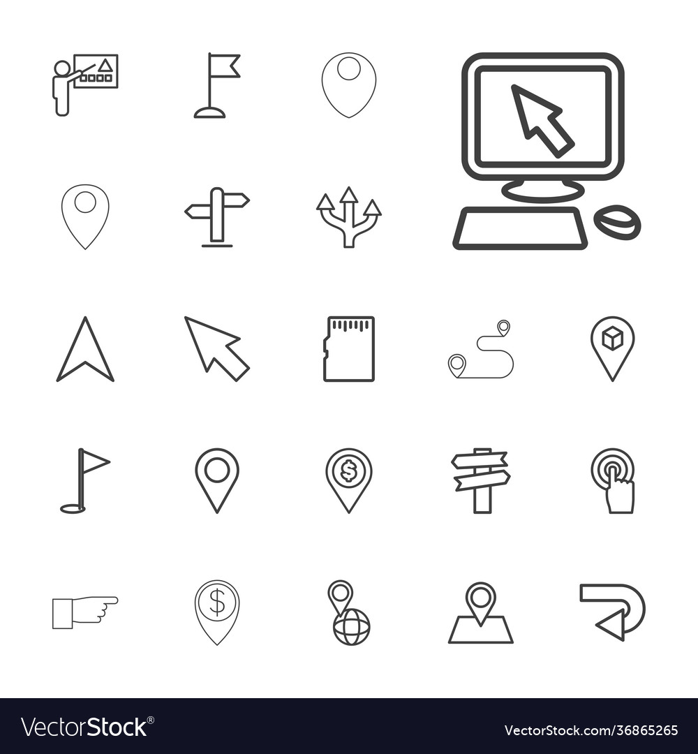 22 pointer icons
