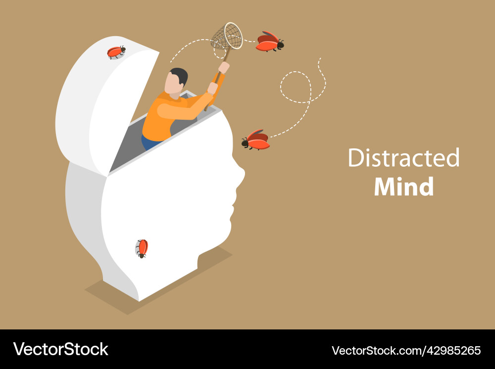 3d isometric flat conceptual Royalty Free Vector Image