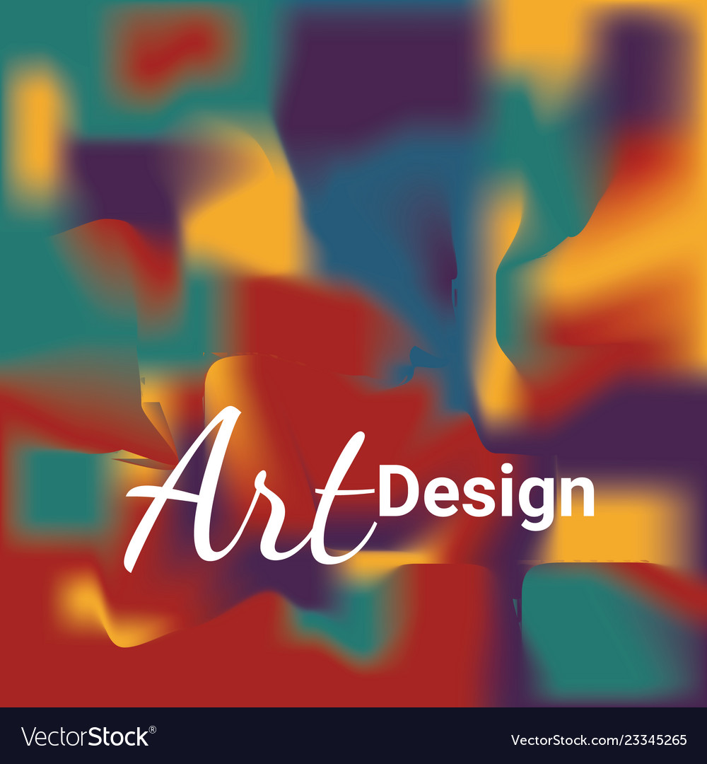 Abstract blurred gradient mesh background vector image Abstract blurred gradient mesh background