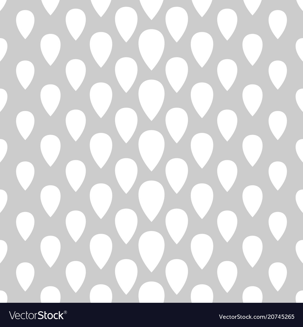 Abstract seamless drop pattern monochrome texture vector image Abstract seamless drop pattern monochrome texture