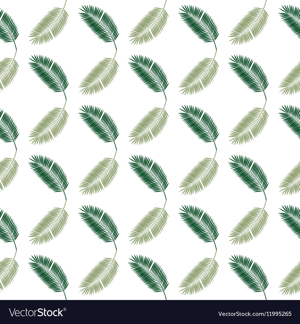 Palm leaf seamless pattern background